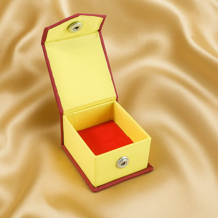 Premium Elegant Ring Gift Box with Soft Velvet Cushion by Your Brand