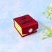 Premium Elegant Ring Gift Box with Soft Velvet Cushion by Your Brand