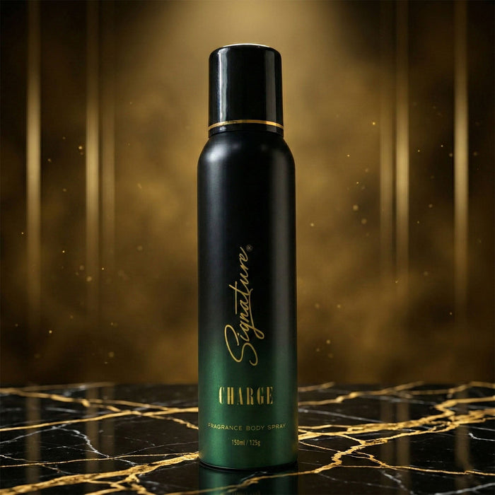 Signature charge fragrance body spray 150 ml bottle