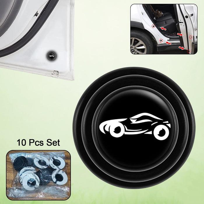 Car Door Shock Absorber Car Door Protection Sticker (10 Pcs Set) by Your Brand