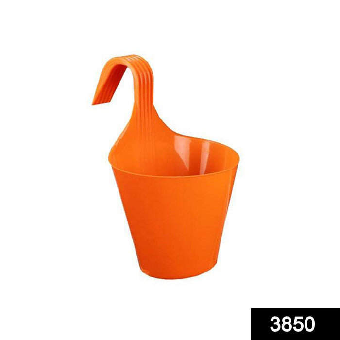 Plastic Hanging Planter Pot, Multicolour, by Your Brand