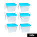 Unbreakable kitchen storage containers set of six