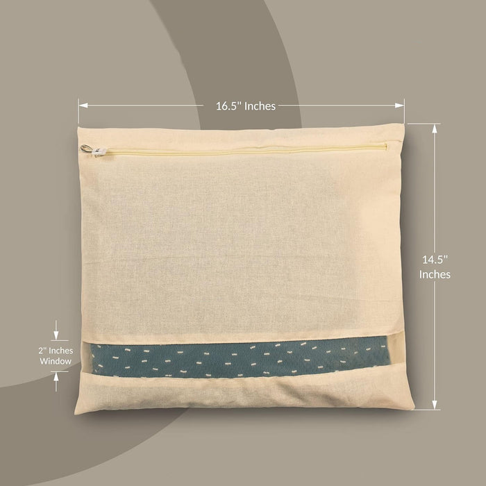 Zip Closure Saree Storage Bag (14.5x16.5 cm, Pack of 6) by Your Brand