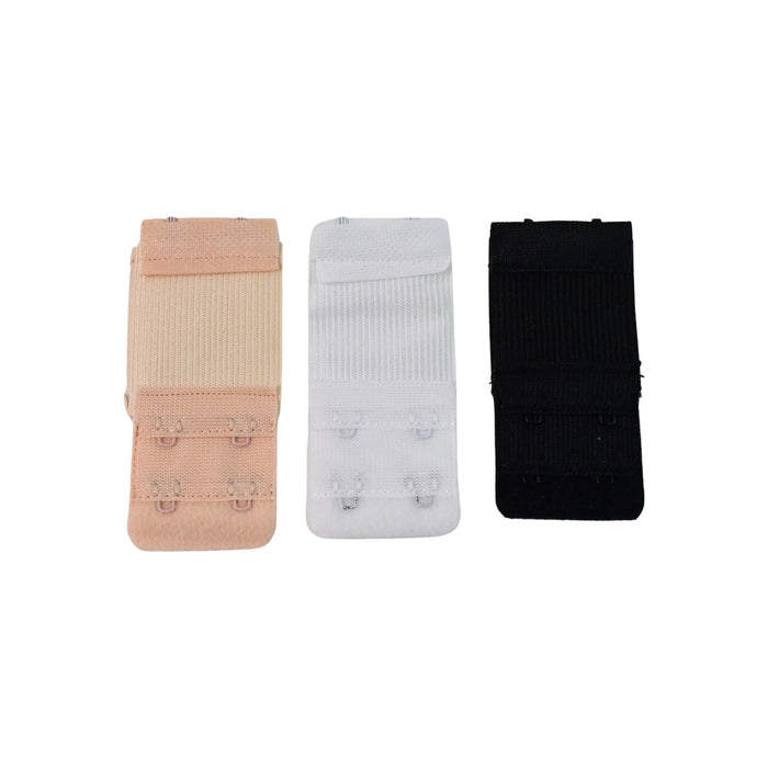 Adjustable 3-Piece Bra Extender Set with 2-Hook