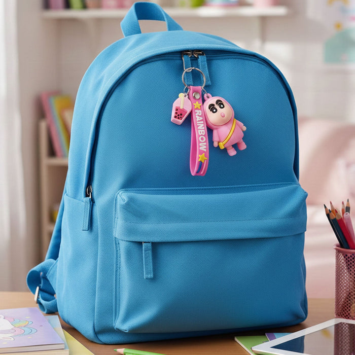 Cute Cartoon Character Rainbow Strap Keychain (1 Pc) by Your Brand