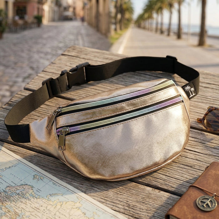 Premium Waist Bag with Adjustable Strap 10x22 Cm 1 Pc by Your Brand