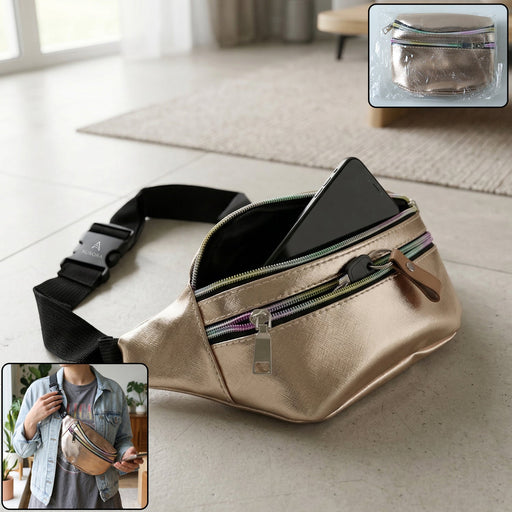 Premium Waist Bag with Adjustable Strap 10x22 Cm 1 Pc by Your Brand