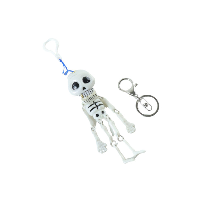 Skeleton Doll Keychain with Metal Keychain Hook (2 Pc) by Your Brand