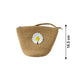 Stylish Jute Crossbody Sling Bag (1 Pc, 17x23 Cm) by Your Brand