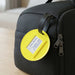 Cute Smiley Face Round Travel Identification Luggage Bag Tag (1 Pc) by Your Brand