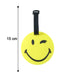 Cute Smiley Face Round Travel Identification Luggage Bag Tag (1 Pc) by Your Brand