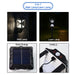 Premium Solar Induction LED Wall Lamp with Motion Sensor (1 Set) by Your Brand