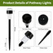 solar powered decorative lights for lawn path
