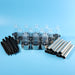 Solar Lawn Lamp Set of 12 Pc by Your Brand