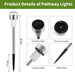 Solar Lawn Lamp Set of 12 Pc by Your Brand