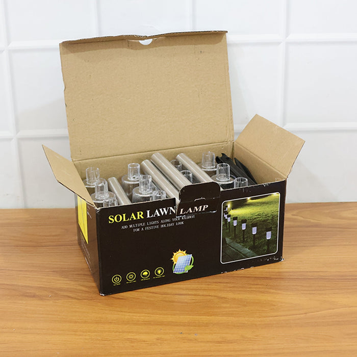 Solar Lawn Lamp Set of 12 Pc by Your Brand