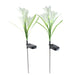 Solar Garden Flower Lights - (2Pc Set) by Your Brand