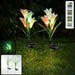 Solar Garden Flower Lights - (2Pc Set) by Your Brand