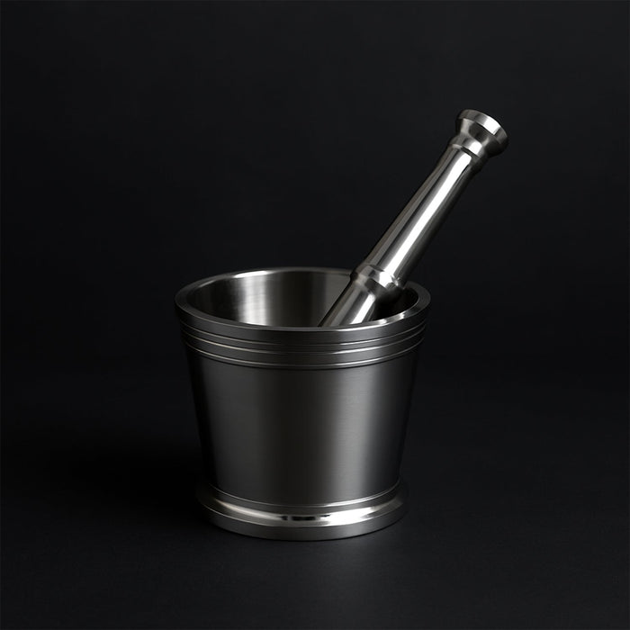 Heavy Duty Stainless Steel Mortar Pestle Set for Kitchen, Khalbatta Set (2 Pc Set)