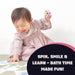 White Baby Spinner Toy Set – Sensory Suction Spin Toys (3 Pc Set) by Your Brand
