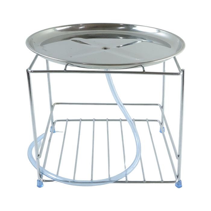 durable stainless steel utensil rack