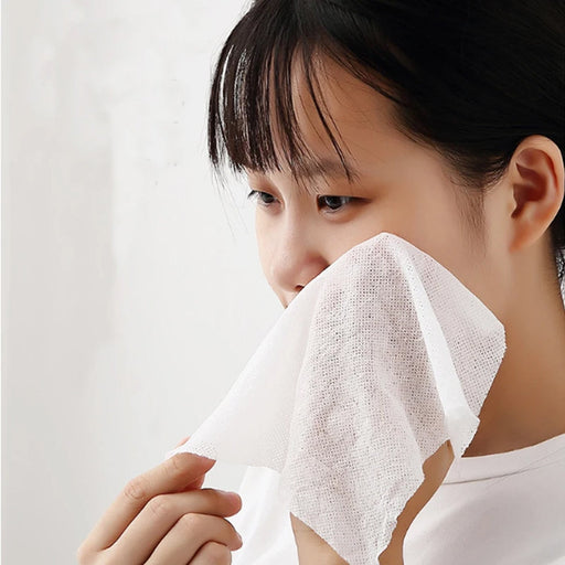 Ultra Soft Compact Disposable Travel Tissue Towel (1 Pc 30x25 Cm) by Your Brand