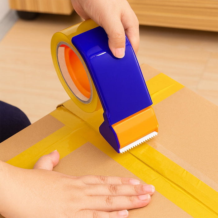 45mm Hand Tape Dispenser Packing Packaging Boxes Roll Roller Cutter by Your Brand