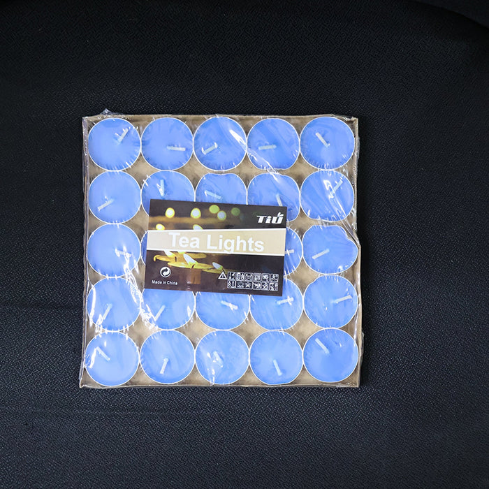 Mix Color Scented Tea Light Candles (25 Pc / Set)