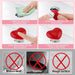 Heart-shaped Knob Pulls Toilet Press Button (4 Pc) by Your Brand