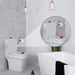 Heart-shaped Knob Pulls Toilet Press Button (4 Pc) by Your Brand