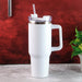 White Extra Large Insulated Travel Mug 