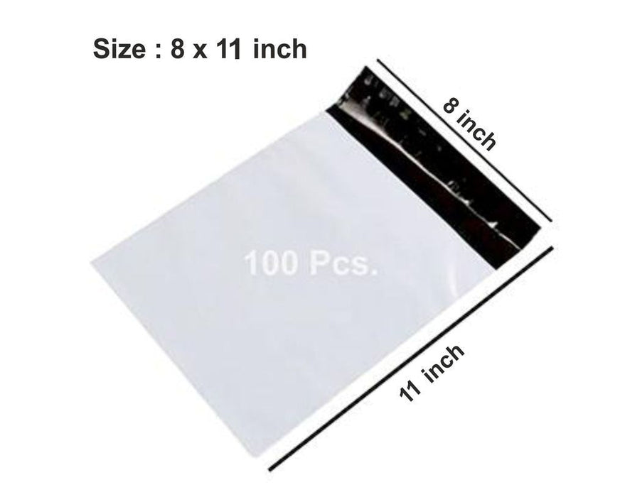 Tamper Proof Polybag Pouches Cover for Shipping Packing (Size 8x11) by Your Brand