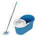 Heavy Duty Microfiber Spin Mop with Plastic Bucket & Rotating Steel Pole Head by Your Brand