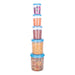 Durable plastic containers for versatile kitchen storage needs