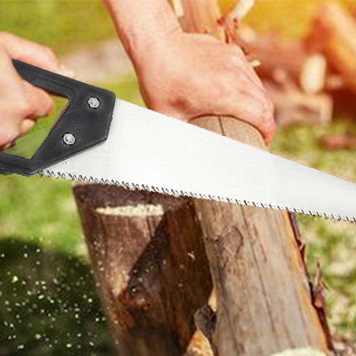 Powerful Hand Saw with Hardened Steel blades 450mm by Your Brand