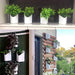 Plastic Vertical Hanging Planter Pot, Multicolour, by Your Brand