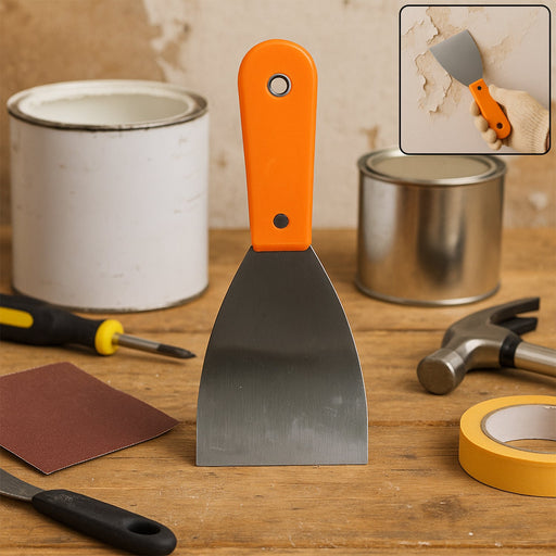 Putty Knife Set with Soft Rubber Handle (1 Pc) by Your Brand