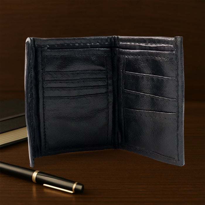 Premium Genuine Bi-Fold Wallet (1 Pc) by Your Brand
