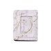Compact Marble Finish Snap Button Card Holder Wallet (1 Pc) by Your Brand