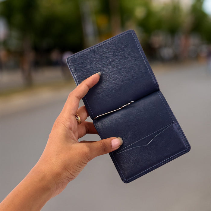 Premium Slim Bi-Fold Wallet for Men with Gift Box Packing by Your Brand