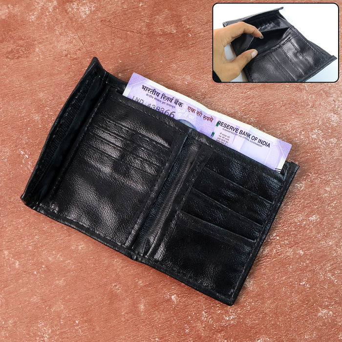 Premium Genuine Bi-Fold Wallet (1 Pc) by Your Brand