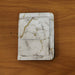 Compact Marble Finish Snap Button Card Holder Wallet (1 Pc) by Your Brand