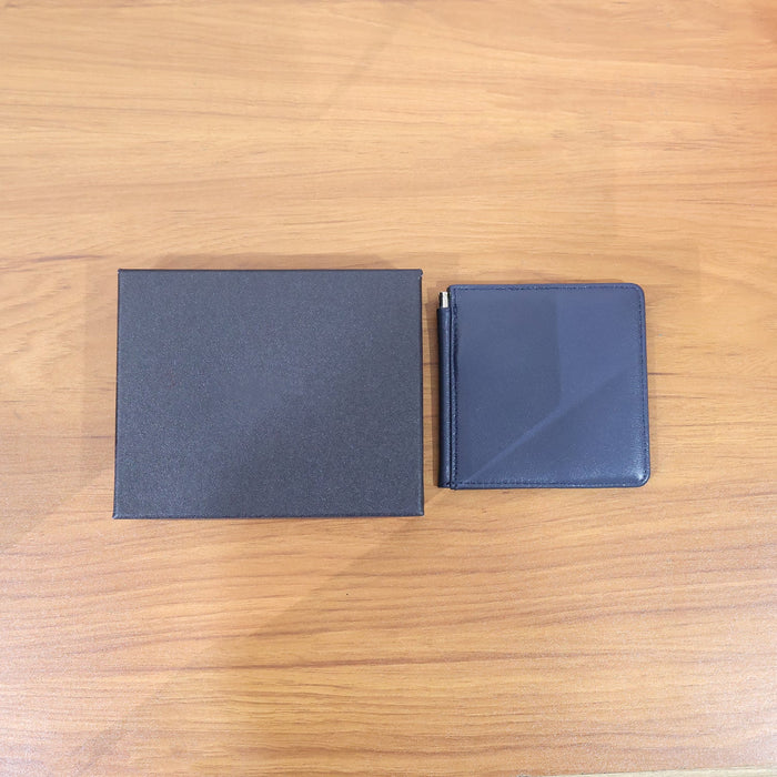 Premium Slim Bi-Fold Wallet for Men with Gift Box Packing by Your Brand