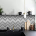 Waterproof Chevron Pattern Wall Sticker