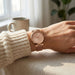 Fashionable rose gold watch for gifting
