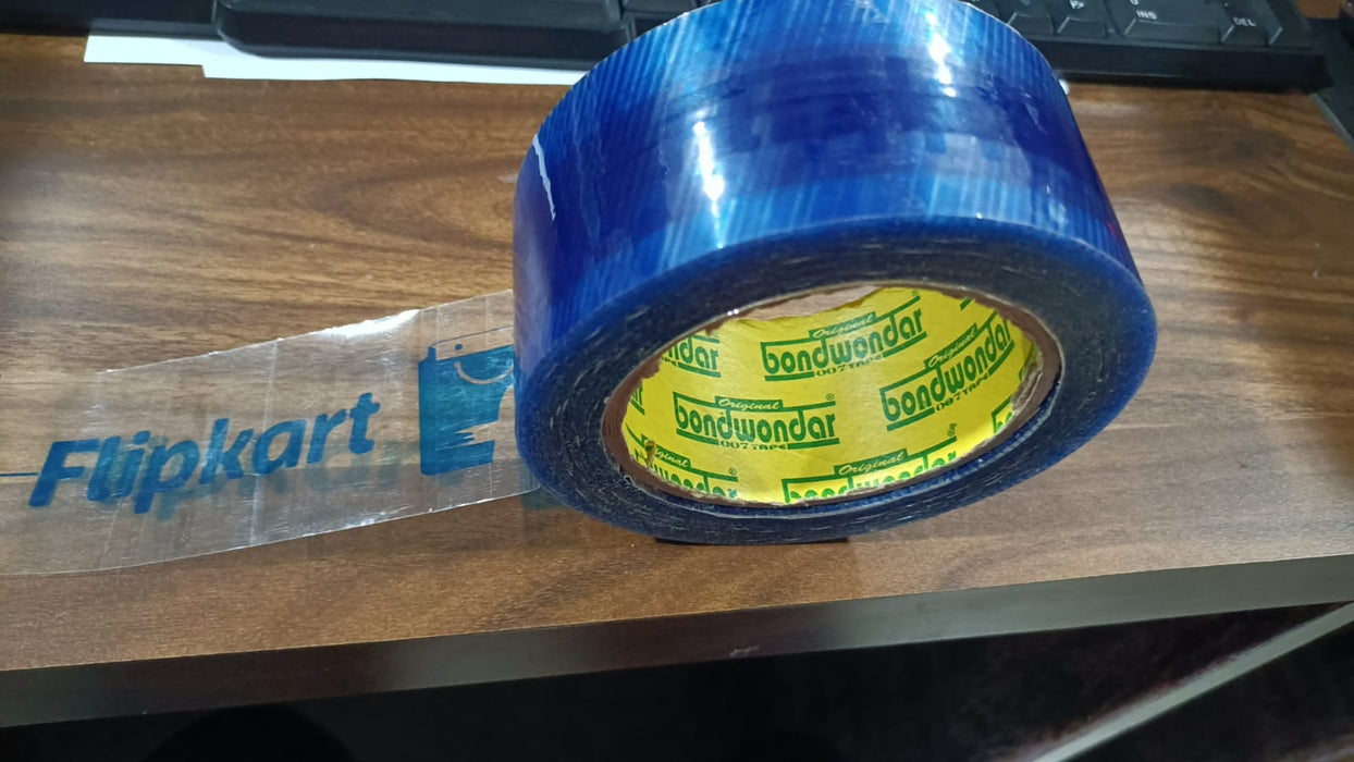Flipkart Print Blue Tape For Packaging Gifts by Your Brand