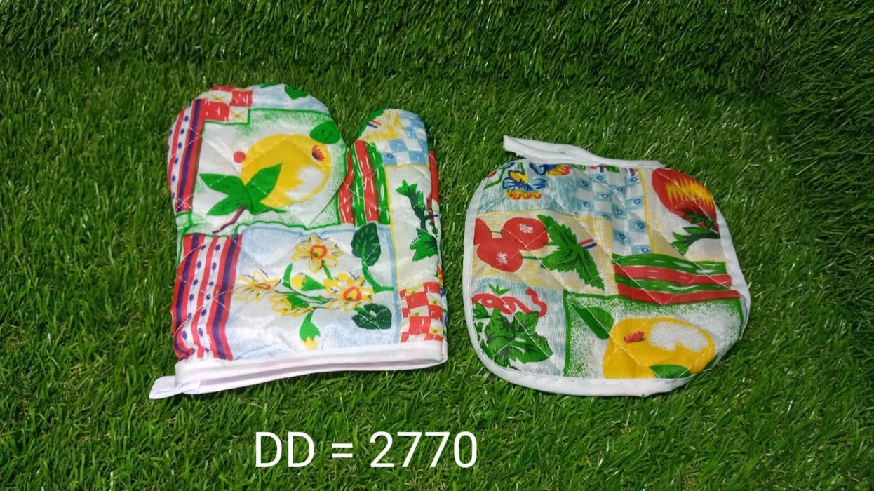 Professional Cotton Oven Mitt gloves by Your Brand