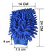 Microfiber Wash and Dust Chenille Mitt Cleaning Gloves by Your Brand