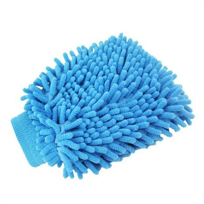 Microfiber Wash and Dust Chenille Mitt Cleaning Gloves by Your Brand