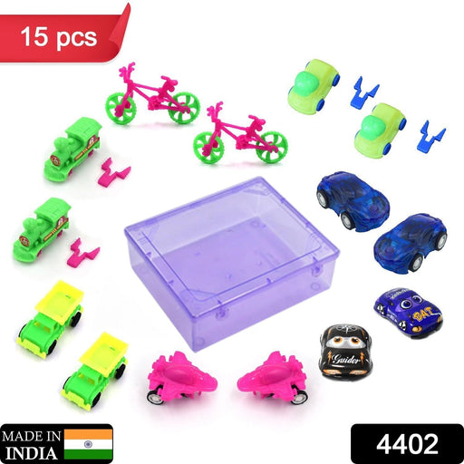 Toys for Kids Friction Powered Vehicle Toy ( Pack of 15) by Your Brand